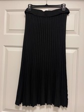 SKIRT ELASTIC WAIST BLACK PS PETITE SMALL