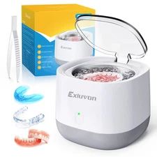 Ultrasonic Retainer Cleaner 45kHz, 250ML Portable Jewelry Cleaner, Profession...