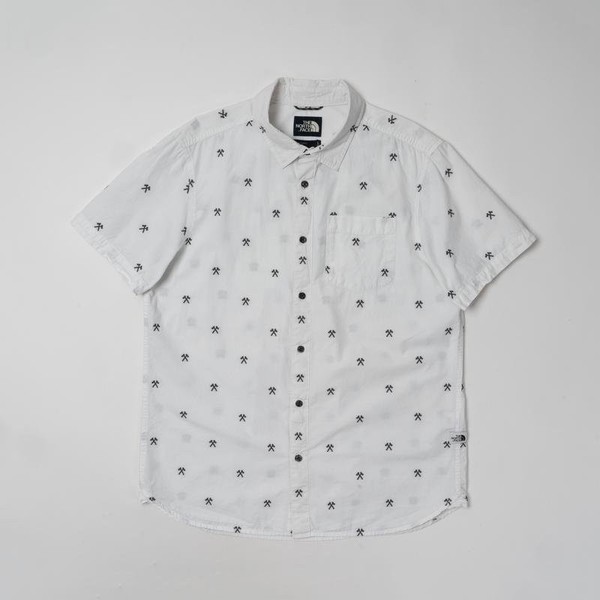 Men The North Face Shirt White Cotton 40 /L / 48