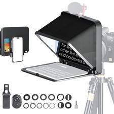 LENSGO Portable Teleprompter for iPad Tablet Smartphone DSLR Camera 7.9, APP ...