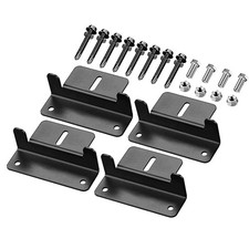 4PCS Solar Panel Mounting Z Bracket Set For Flat Roof Wall Mount Kit Aluminum