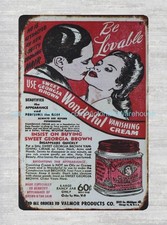  Sweet Georgia Brown Wonderful Vanishing Cream metal tin sign plaque