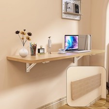 Wall Mounted Folding Table 40"x 16" Folding Table with Removable Heavy-Duty B...