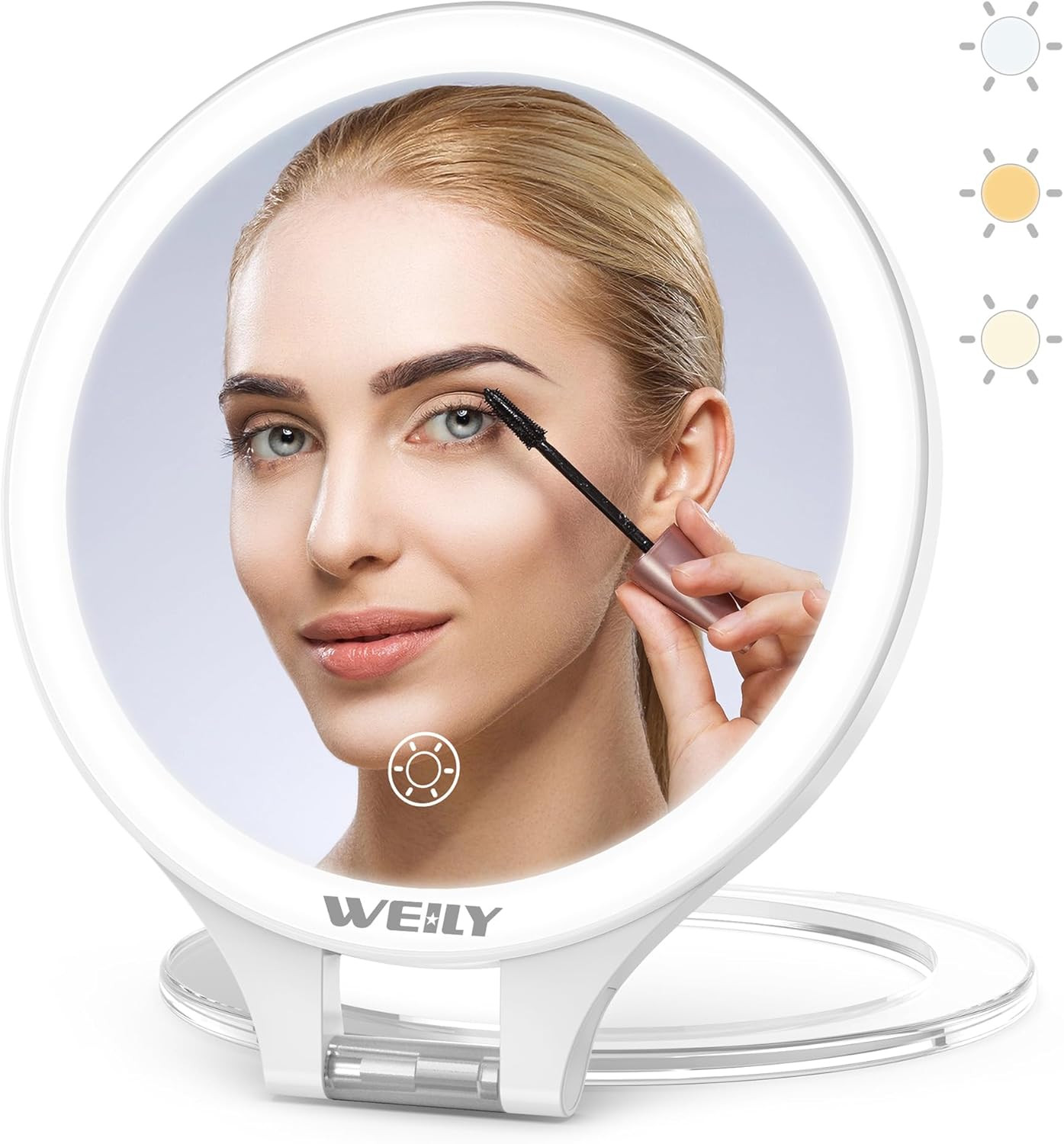 OFFERTA Specchio Trucco Luci LED | Ingrandimento 10X Bifacciale