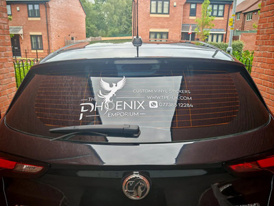 Individueller Business Logo Vinyl Aufkleber Auto | Personalisierter Aufkleber für Schilder, Fenster