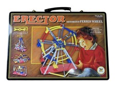 Erector Motorized Ferris Wheel Set by Meccano   Pre-w/ Manual