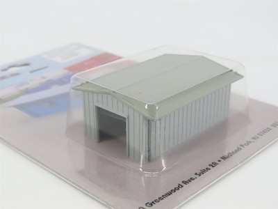 N 1/160 Scale Deluxe 381 Gray Armco Corrugated Steel Drive-Thru Shed