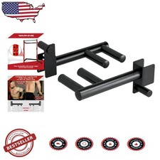 Pro Dip Bar Attachment for Power Rack, 350lb Capacity, Alloy Steel, Easy Mount