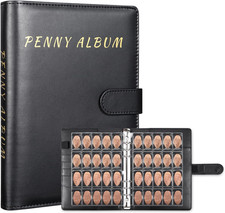 Pressed Penny Collection Book 236 Coins, Souvenir Penny Collector Binder Album,