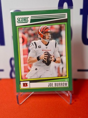 Nfl Panini Trading Cards Joe Burrow 2022 GREEN Score #194, Bengals