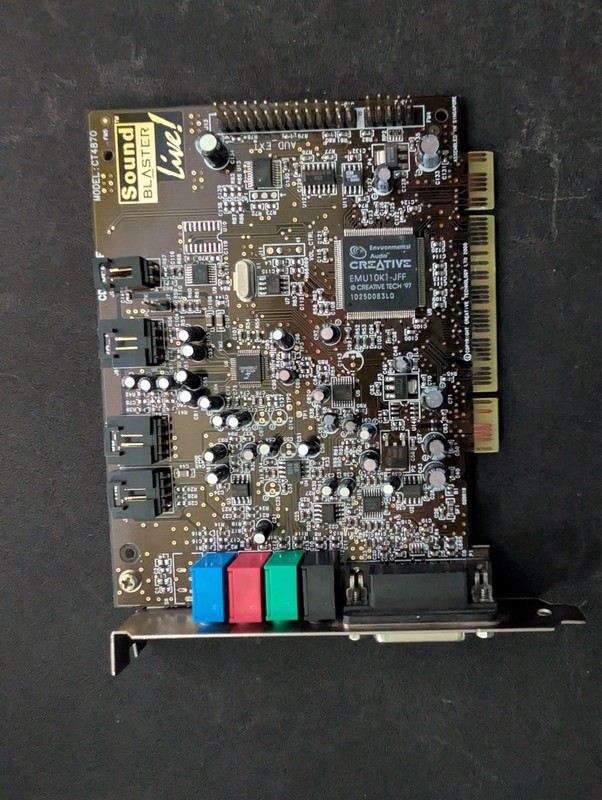 Creative Sound Blaster Live! CT4870 PCI Sound Card EMU10K1 EAX