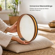 Ocean Drum mit zwei Seiten, Musikinstrument f&uuml;r Klangtherapie, f&uuml;r Achtsamkeit
