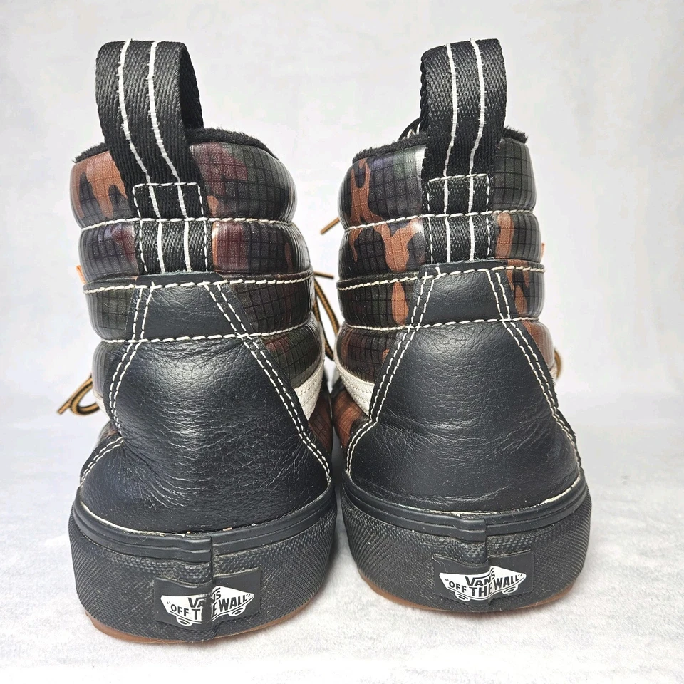 Vans Sk8-Hi MTE 2.0 DX черный камуфляж водонепроницаемый мужские ботинки размер 12 всепогодные - Изображение 3 из 4