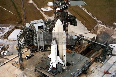 SPACE SHUTTLE COLUMBIA LAUNCH PAD KENNEDY SPACE CENTER 4X6 PHOTO