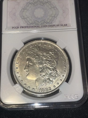 1882 O Morgan Silver Dollar ABOUT UNCIRCULATED