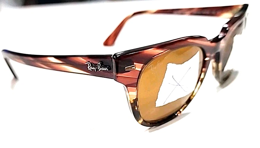 Ray Ban RB2168 1253/U0 Sin Lentes Rosa Meteoro Marrón Gafas de Sol Marco 50-20 150 Foto 3 de 4
