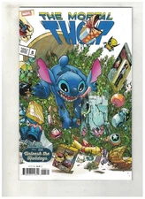 THE MORTAL THOR #5 - HUMBERTO RAMOS DISNEY'S STITCH VARIANT COVER - MARVEL/2025