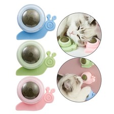 Rotatable Catnip Ball Toy Cats Toys with Lid Cleaning Teeth for Indoor