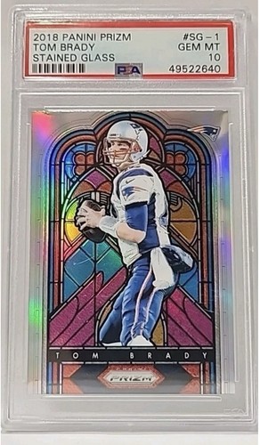 Tom Brady [Prizm] #SG-1 2018 Panini Prizm Stained Glass card