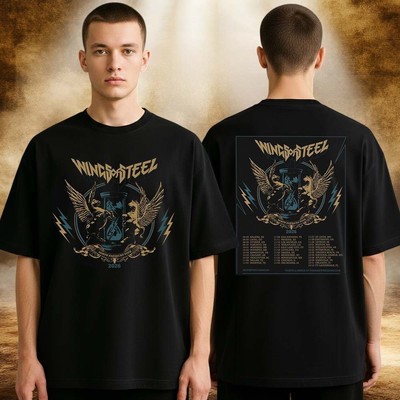 Wind Rose Tour Dates Poster North American Tour 2026 Across USA T-Shirt