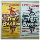 THIEF OF BAGHDAD 1961 2x ORIGINAL ONE SHEET 27x41 MOVIE POSTER Steve Reeves — photo 1