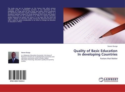Quality of Basic Education In developing Countries Steven Dunga