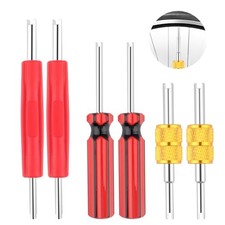 6Pcs Valve Core Removal Tool Kit, R134 R12 A/C HVAC Air Conditioner Schrader