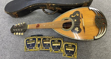 Vintage Suzuki Mandolin No.206 1963 Made in Japan with Original Hard Case