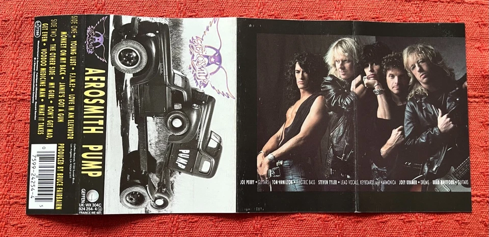 AEROSMITH - CASSETTE TAPE - PUMP - Image 4 of 4