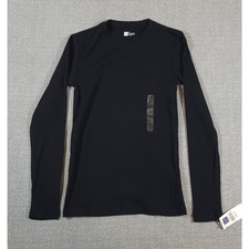 Gap Shirt Big Kids Small Long Sleeve Black New
