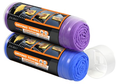 Premium Shammy Towel for Car, Super Absorbent 2 Pack 26''x17'' Car Drying Towel...