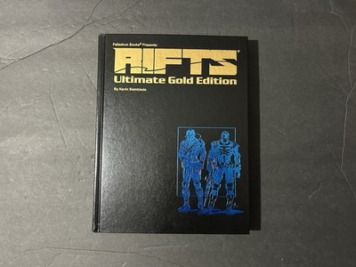 Rifts Ultimate Gold Edition RPG Palladium Books Hardcover Signed xxxx/1500