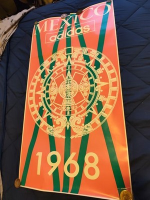 アート・デザイン・音楽 JA SEMI-ANNUAL BOUND VOLUME 1968 Adidas Olimpiadi Del Messico 1968 Lance Wyman Manifesto Poster