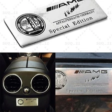 3D Side Rear Badge For AMG Affalterbach Special Edition Interior Emblem