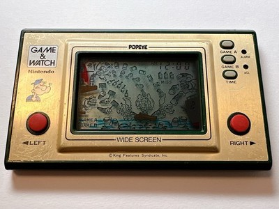 NINTENDO GAME AND & WATCH Popeye Wide Screen1981 Direct From Japan Very Rare