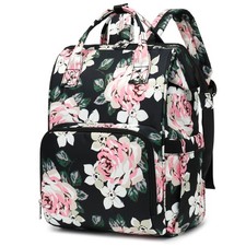 Yusudan Floral Laptop Backpack for Women Men, 15.6 inch College School Backpa...