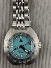 Tactical Frog Men Automatic Diver Blue Dial Excellent Seiko NH 35 Movement