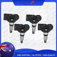 4 Tire Pressure Sensors TPMS Sensors Metal Valve Silver for Volkswagen Magotan 5