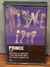 Vintage Prince 1999 Cassette Tape W4-23720 White Warner Bros. 1982