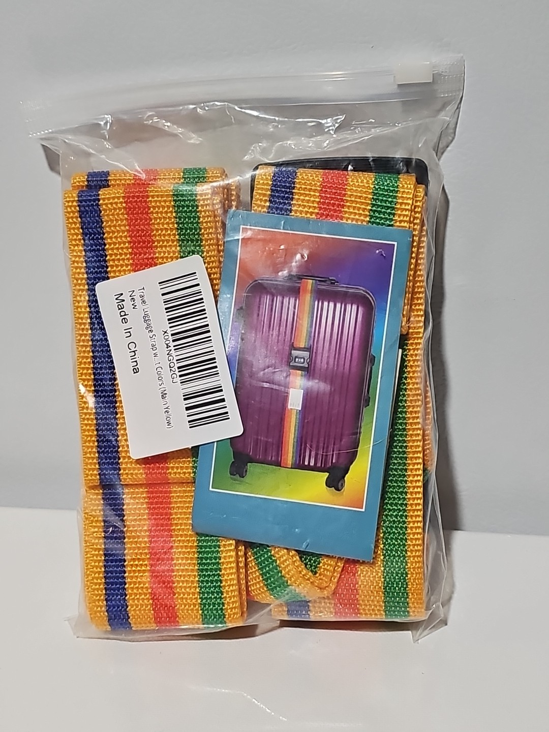 Strap Luggage Belt Rainbow Color