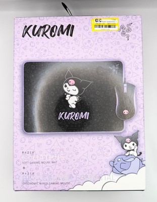 New Razer DeathAdder Essential and Goliathus Mouse Mat Bundle, Kuromi Edition