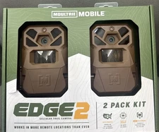 New Open Box  Moultrie Edge mobile 2 Cellular Trail Camera 36MP  2pack  MMC14124