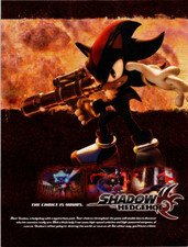 SEGA Shadow the Hedgehog 2005 Vintage Magazine Ad Print Video Game Promo Art