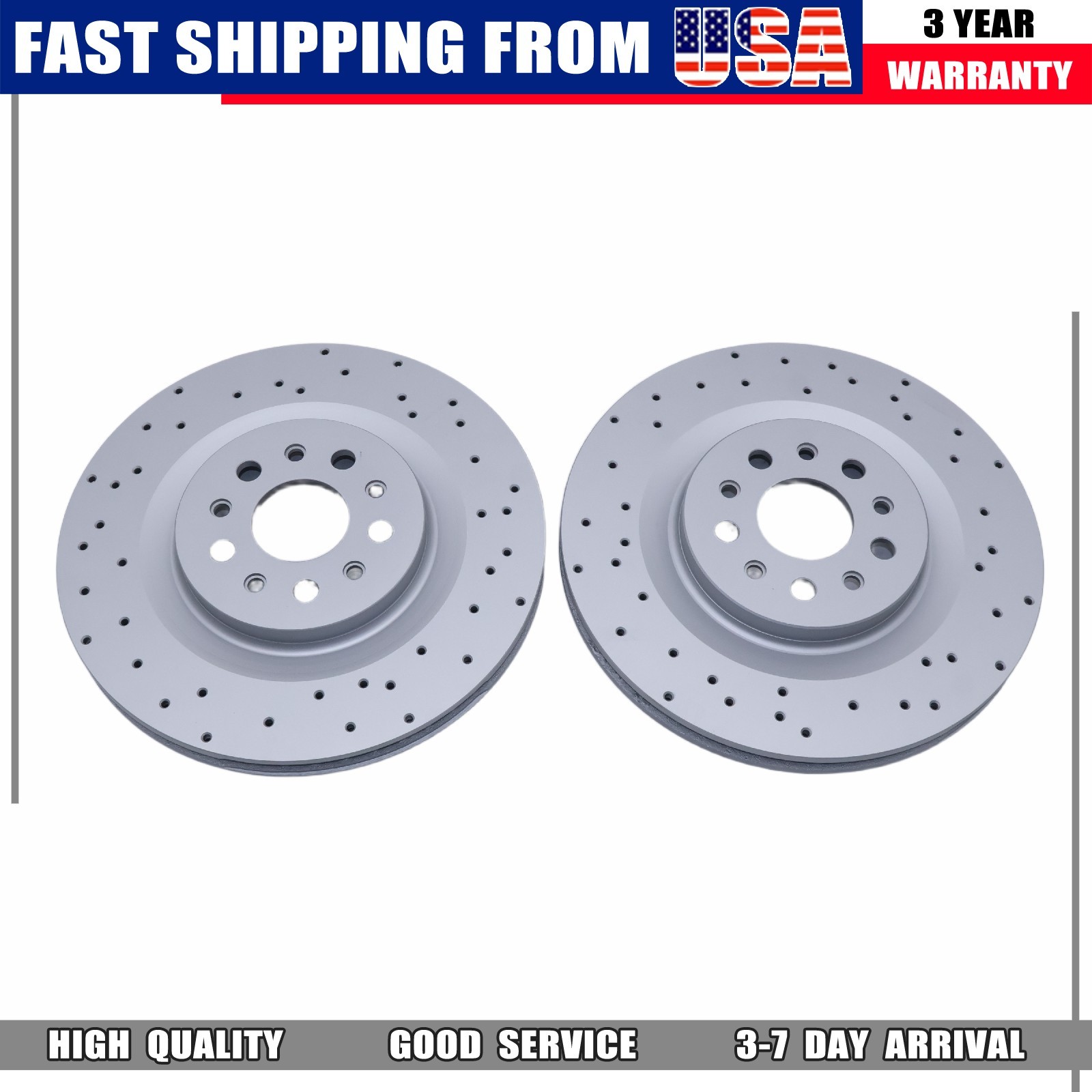 High Quality Rear Brake Rotors Set For Maserati Ghibli Quattroporte 2017-2021