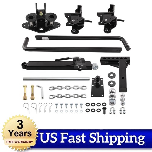 10K Weight Distribution Hitch 2-5/16" Ball 10,000 lbs 8" total rise/drop steel