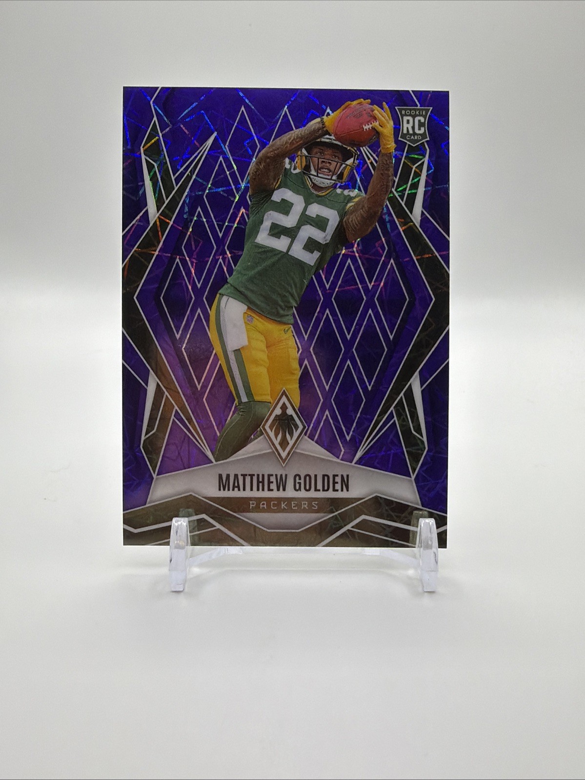 2025 Panini Phoenix - Rookies Matthew Golden #174 Purple Lazer /99 (RC)