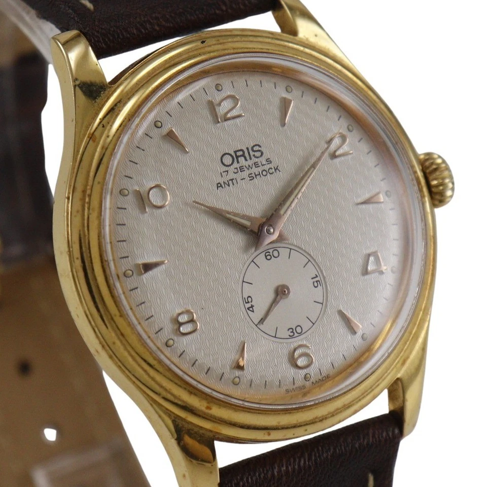 ORIS Watches 7427-26 gold/Brown SilverDial Stainless Steel/leather Hand Wi... - image 3 of 4