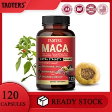 Maca root + ginseng 8050 mg, balancing male and female hormones 120 capsules