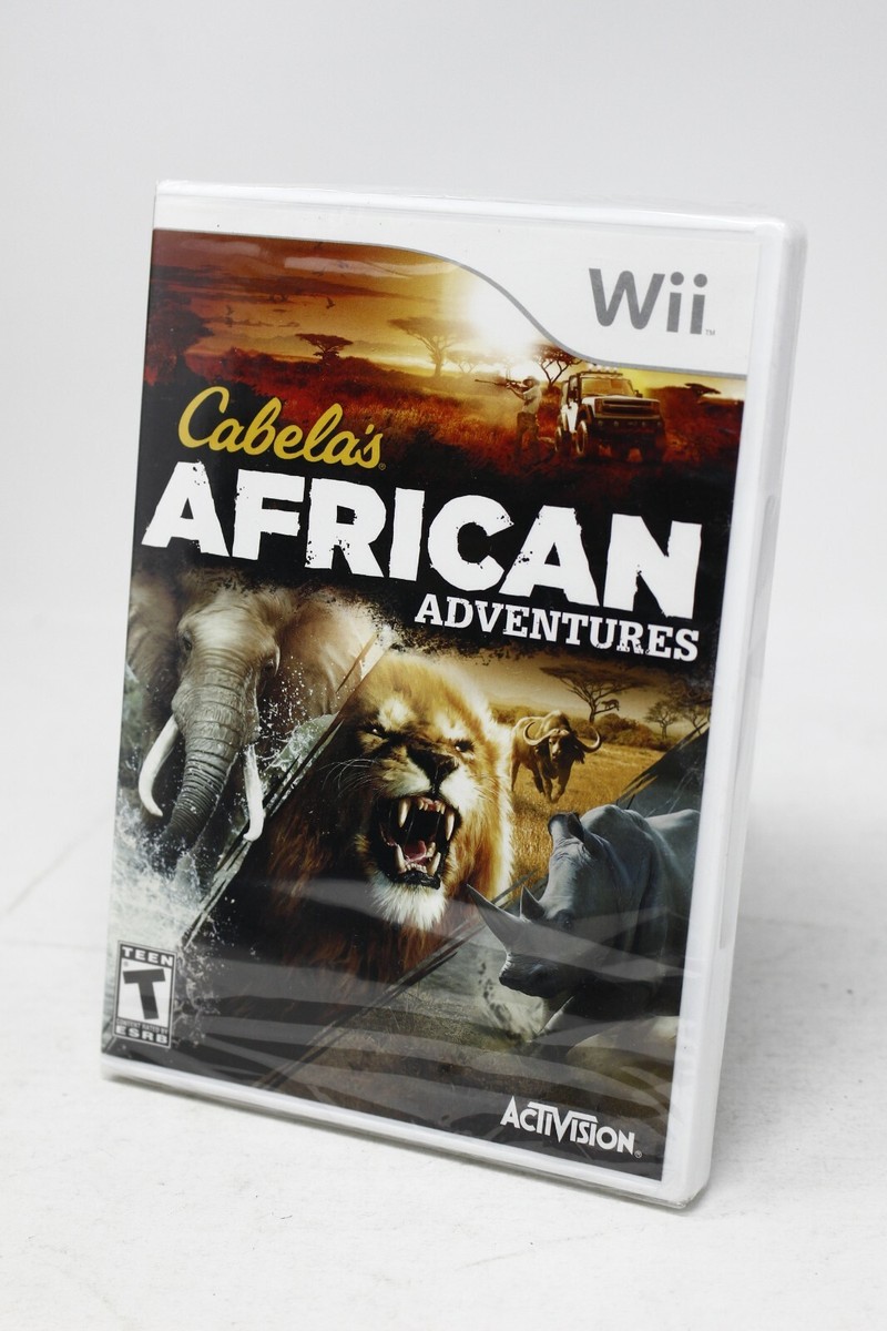 Cabela's African Adventures Nintendo Wii Wildlife Hunting Sim New See  Desc