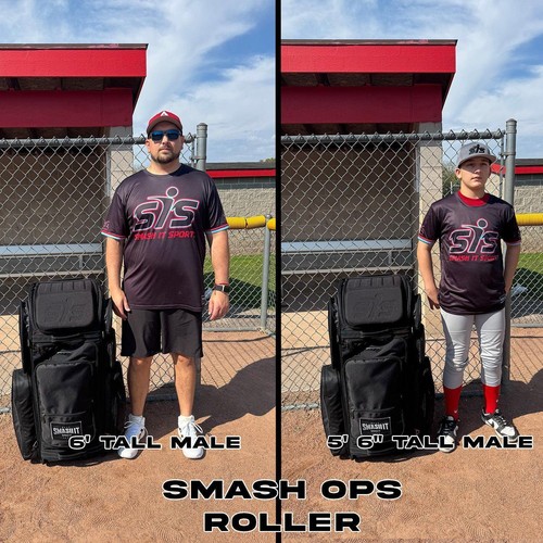 2025 Smash Ops Guerrilla V4 Roller Bag - Black/Charcoal - Picture 8 of 8